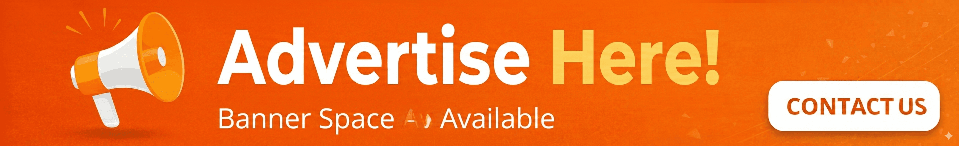 Advertise Here - Contact Us